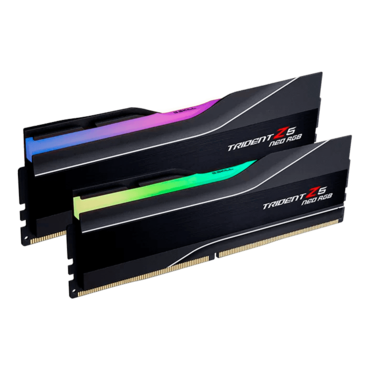 64GB (2 x 32GB) Trident Z5 Neo RGB DDR5 6000MT/s, CL32, Black, RGB LED, DIMM Memory - TAA Compliant