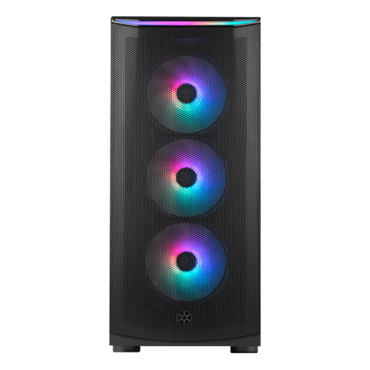 FARA 512Z, Tempered Glass, No PSU, ATX, Black, Mid Tower Case