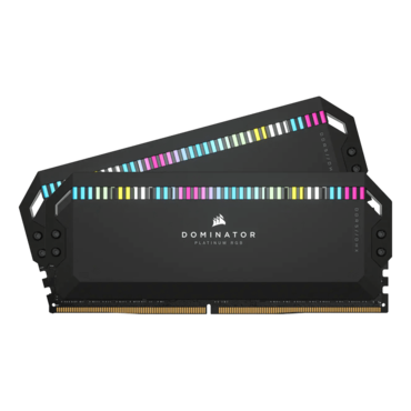 64GB (2 x 32GB) DOMINATOR® PLATINUM RGB DDR5 5600MHz, CL40, Black, RGB LED, DIMM Memory