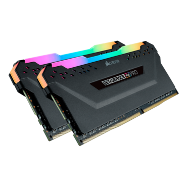 16GB (2 x 8GB) VENGEANCE® RGB PRO DDR4 3600MHz, CL18, Black, RGB LED, DIMM Memory