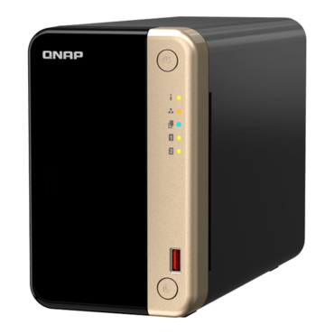 TS-264-8G, 2-bay NAS Server, Intel® Celeron® N5095, 4-core 2.9GHz processor, 8GB RAM (not expandable), SATA 6Gb/s, 2.5GbLAN / 2, Type-A USB 3.2 Gen 2 / 2, 65W PSU