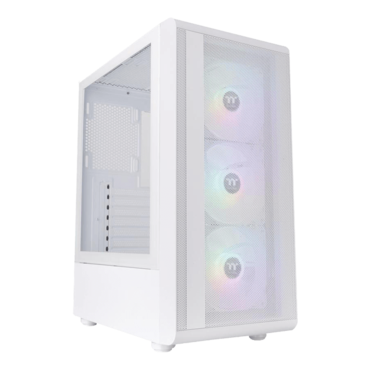 S200 TG ARGB Snow, Tempered Glass, No PSU, ATX, White, Mid Tower Case