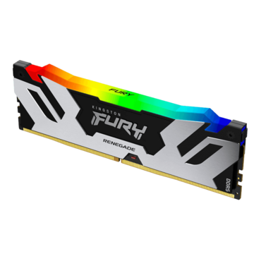 16GB FURY Renegade DDR5 6800MT/s, CL36, Black/Silver, RGB LED, DIMM Memory