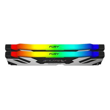 32GB (2 x 16GB) FURY Renegade DDR5 7200MT/s, CL38, Black/Silver, RGB LED, DIMM Memory