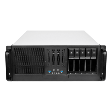 RM41-H08 4U Rackmount Chassis, 3x 5.25", 9x 3.5", 2x 2.5" Black