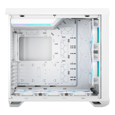 Torrent RGB TG Clear, Tempered Glass, No PSU, E-ATX, White, Mid Tower Case