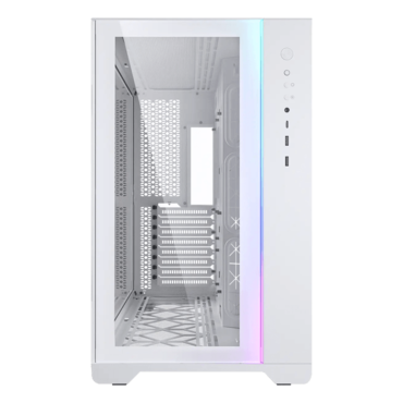 NEO QUBE 2, Tempered Glass, No PSU, E-ATX, White, Mid Tower Case