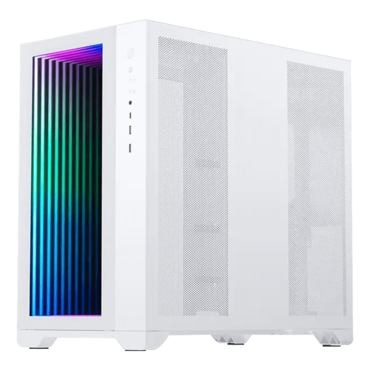 NEO QUBE 2, Tempered Glass, No PSU, E-ATX, Infinity Mirror White, Mid Tower Case