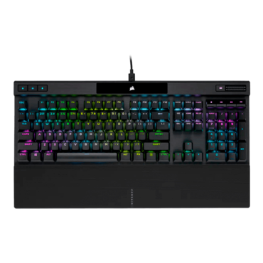 K70 RGB PRO, Per Key RGB, Cherry MX Speed Silver, Wired, Black, Mechanical Gaming Keyboard