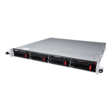 TeraStation™ 5420RN TS5420RN4804 (12TBx4 HDDs included), 4-bay 1U NAS Server, Alpine AL524, 4-core 2.04GHz processor, 8GB DDR4 RAM, SATA 6Gb/s, 10GbLAN, 1GbLAN/ 2, USB 3.2 / 2, 100W PSU