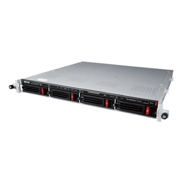 TeraStation™ 5420RN TS5420RN4804 (12TBx4 HDDs included), 4-bay 1U NAS Server, Alpine AL524, 4-core 2.04GHz processor, 8GB DDR4 RAM, SATA 6Gb/s, 10GbLAN, 1GbLAN/ 2, USB 3.2 / 2, 100W PSU