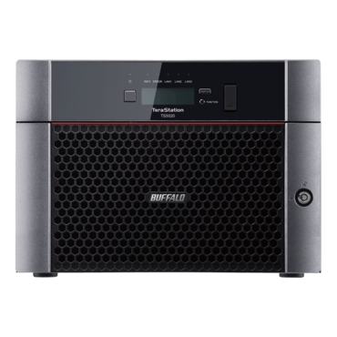TeraStation™ 5820DN TS5820DN6408 (8TBx8 HDDs included), 8-bay NAS Server, Alpine AL524, 4-core 2.04GHz processor, 8GB DDR4 RAM, SATA 6Gb/s, 10GbLAN, 1GbLAN/ 2, USB 3.2 / 2, 150W PSU