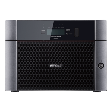 TeraStation™ 5820DN TS5820DN4804 (12TBx4 HDDs included), 8-bay NAS Server, Alpine AL524, 4-core 2.04GHz processor, 8GB DDR4 RAM, SATA 6Gb/s, 10GbLAN, 1GbLAN/ 2, USB 3.2 / 2, 150W PSU
