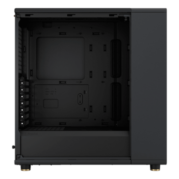North, Tempered Glass, No PSU, ATX, Charcoal Black, Mid Tower Case