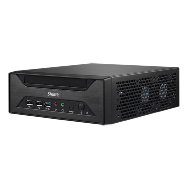 XPC Slim XH610, Intel® H610 Chipset, 2x DDR4 SO-DIMM, 1x M.2, 2x 2.5" HDD/SSD, 1x Slim ODD, PC Barebone