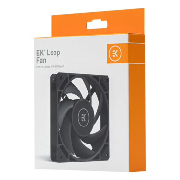 EK-Loop Fan FPT 120 - Black 1 x 120mm, No LED, 2300RPM, 77CFM, 36dBA, Case Fan