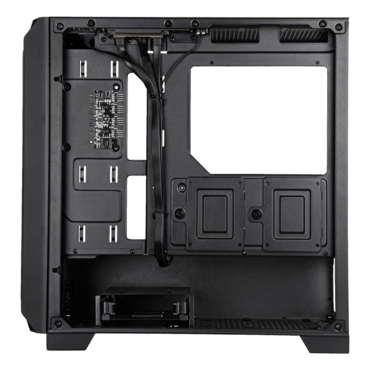 FARA 312Z, Tempered Glass, No PSU, microATX, Black, Mini Tower Case