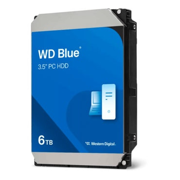 6TB Blue WD60EZAX, 5400 RPM, SATA 6Gb/s, 256MB cache, 3.5&quot; HDD