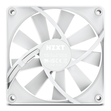 F120Q 120mm, White, 1200 RPM, 64 CFM, 22.5 dBA, Cooling Fan