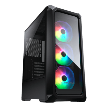 Archon 2 RGB, Tempered Glass, No PSU, ATX, Black, Mid Tower Case