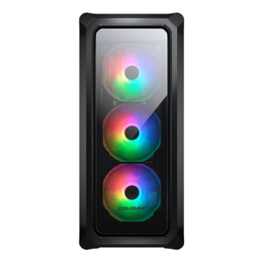 Archon 2 RGB, Tempered Glass, No PSU, ATX, Black, Mid Tower Case
