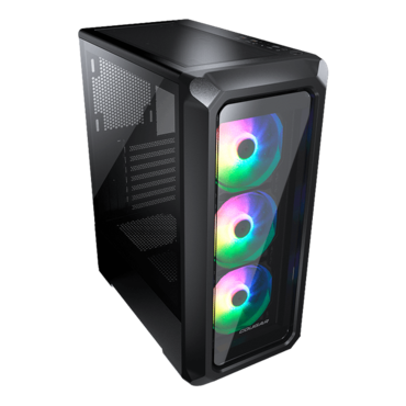 Archon 2 RGB, Tempered Glass, No PSU, ATX, Black, Mid Tower Case