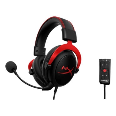 HyperX Cloud II, Virtual 7.1 Surround Sound, Wired, Black/Red, Gaming Headset