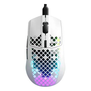 AEROX 3 (2022), 3 RGB Zones, 8500-dpi, Wired, Snow, Optical Gaming Mouse