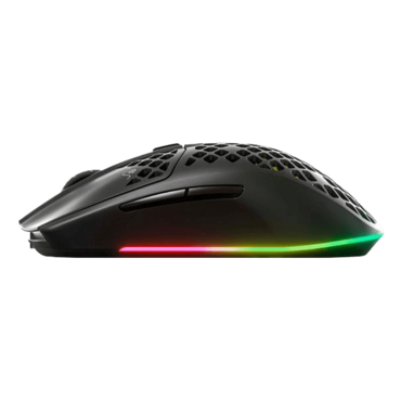 AEROX 3 (2022), 3 RGB Zones, 18000-dpi, Wireless/Bluetooth, Onyx, Optical Gaming Mouse
