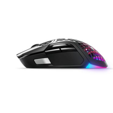 AEROX 5, 3 RGB Zones, 18000-dpi, Wireless/Bluetooth, Matte Black, Optical Gaming Mouse