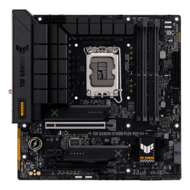 TUF GAMING B760M-PLUS WIFI D4, Intel® B760 Chipset, LGA 1700, microATX Motherboard