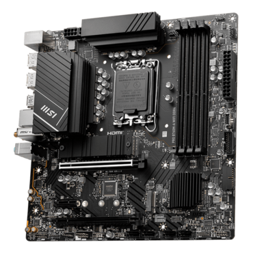 PRO B760M-A WIFI DDR4, Intel® B760 Chipset, LGA 1700, microATX Motherboard