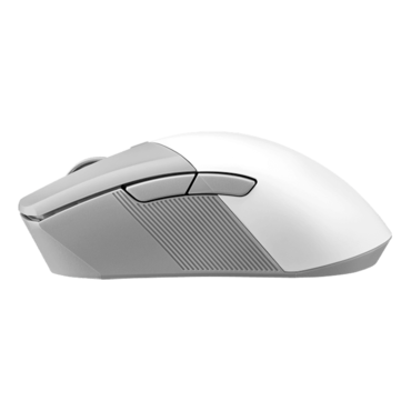 ROG Gladius III Wireless AimPoint, RGB, 36000-dpi, Wired/Bluetooth/Wireless, Moonlight White, Optical Gaming Mouse