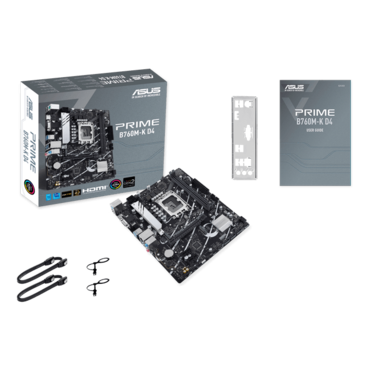 PRIME B760M-K D4, Intel® B760 Chipset, LGA 1700, microATX Motherboard