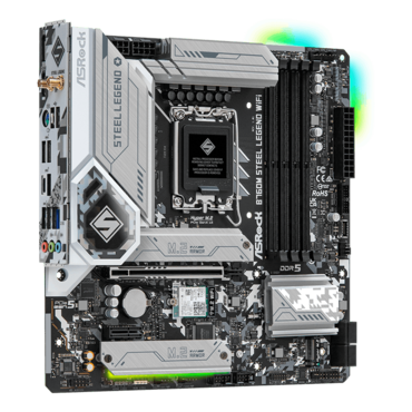 B760M Steel Legend WiFi, Intel® B760 Chipset, LGA 1700, microATX Motherboard