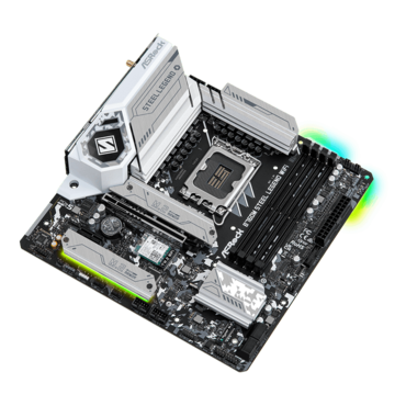 B760M Steel Legend WiFi, Intel® B760 Chipset, LGA 1700, microATX Motherboard