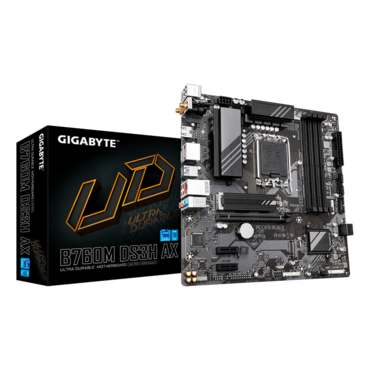 B760M DS3H AX, Intel® B760 Chipset, LGA 1700, microATX Motherboard