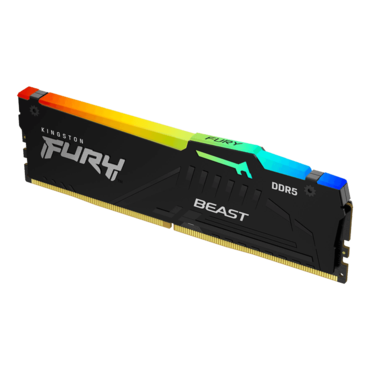 8GB FURY™ Beast DDR5 6000MT/s, CL36, Black, RGB LED, DIMM Memory