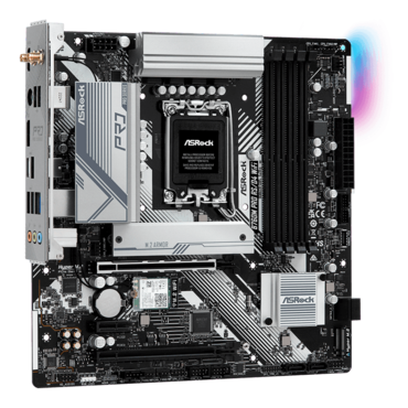 B760M Pro RS/D4 WiFi, Intel® B760 Chipset, LGA 1700, microATX Motherboard
