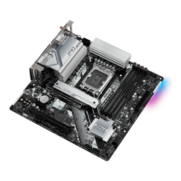 B760M Pro RS/D4 WiFi, Intel® B760 Chipset, LGA 1700, microATX Motherboard