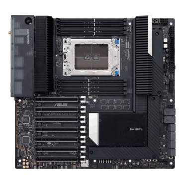 Pro WS WRX80E-SAGE SE WIFI II, AMD WRX80 Chipset, LGA sWRX8, E-ATX Motherboard