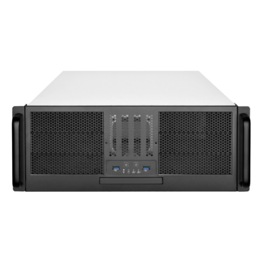 RM41-506 4U Rackmount Chassis, 6x 5.25", 4x 3.5", 3x 2.5" Black