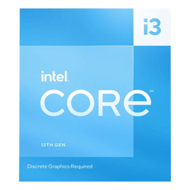 Core™ i3-13100F 4P Cores 3.4 - 4.5GHz Turbo, LGA 1700, 89W MTP, OEM Processor