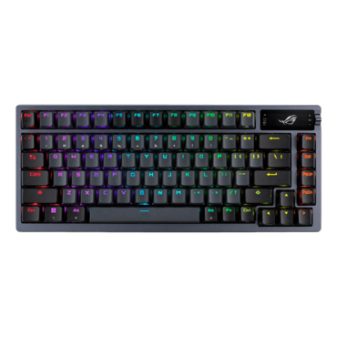 ROG Azoth, Per Key RGB, ROG NX Brown, Wireless/Wired/Bluetooth, Gunmetal, Mechanical Gaming Keyboard