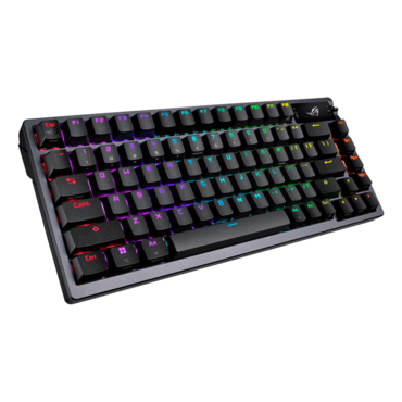 ROG Azoth, Per Key RGB, ROG NX Brown, Wireless/Wired/Bluetooth, Gunmetal, Mechanical Gaming Keyboard