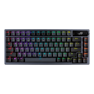 ROG Azoth, Per Key RGB, ROG NX Blue, Wireless/Wired/Bluetooth, Gunmetal, Mechanical Gaming Keyboard