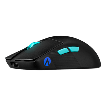ROG Harpe Ace Aim Lab Edition, RGB, 36000-dpi, Wired/Bluetooth/Wireless, Black, Optical Gaming Mouse