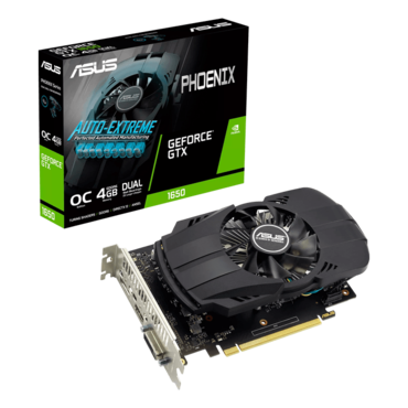 GeForce® GTX 1650 PH-GTX1650-O4GD6-P-EVO, 1410 - 1635MHz, 4GB GDDR6, Graphics Card