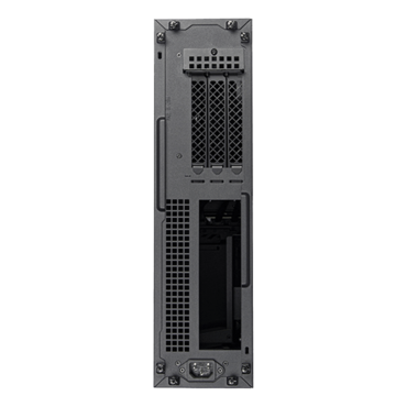 Milo ML12B, No PSU, Mini-ITX, Black, Slim HTPC Case