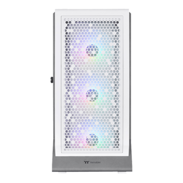 Ceres 500 TG ARGB Snow, Tempered Glass, No PSU, E-ATX, White, Mid Tower Case